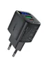 СЗУ Acefast A116 PD35W+QC3.0 GaN (1USB-A/1C) Black