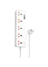 Удлинитель Hoco AC14A Rico PD30W (3USB-A/1C/5xSocket) (1.5m) White
