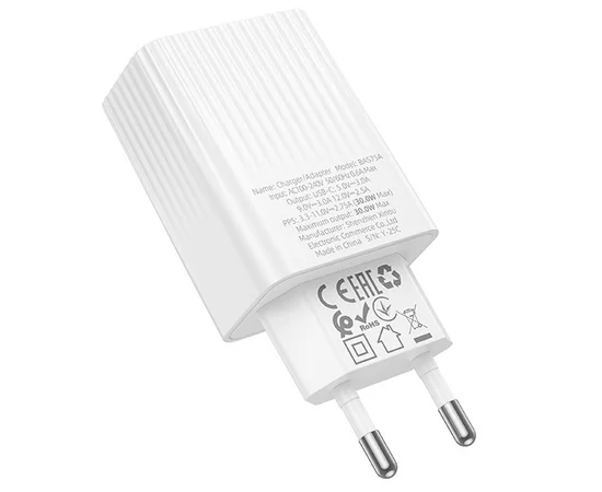 СЗУ Borofone BAS75A Source PD30W (1USB-C) White