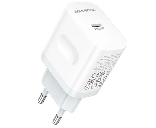 СЗУ Borofone BA99A Breeze PD20W (1USB-C) White