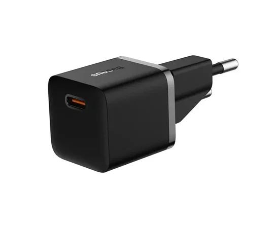СЗУ Baseus GaN5 Fast Charger (mini) 1C 25W + Type-C to Type-C (P10110909113) Cluster Black