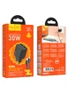 СЗУ Hoco N56 Fundador PD30W four-port (2USB-A/2C) + кабель Type-C to Type-C Black