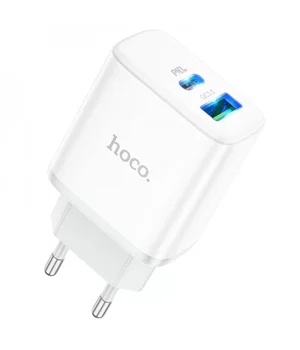 СЗУ HOCO C105A Stage PD20W+QC3.0 White