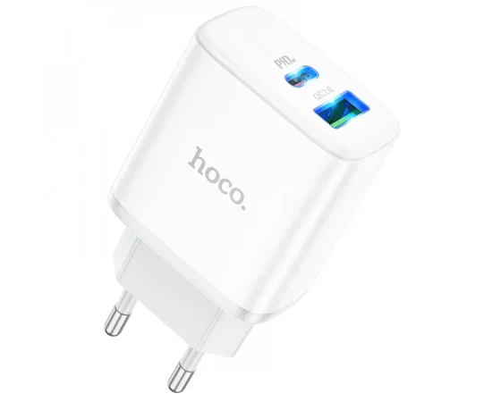 СЗУ HOCO C105A Stage PD20W+QC3.0 White