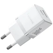 СЗУ Baseus Palm Fast Charger 30W (1USB-A/1C) (P1011160A) Moon White