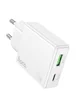 СЗУ Hoco C142A Direct PD20W+QC3.0 (1USB-A/1C) White