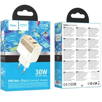 СЗУ Hoco CS73A Star Speed PD30W+QC3.0 (1USB-A/1C) White