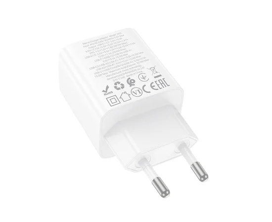 СЗУ Hoco N55 Fundador PD20W four-port (2USB-A/2C) White
