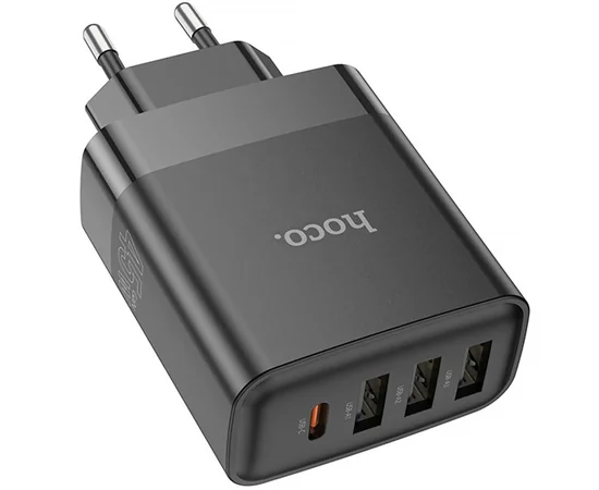 СЗУ Hoco C127A Intelligent PD45W (3USB-A/1C) Black