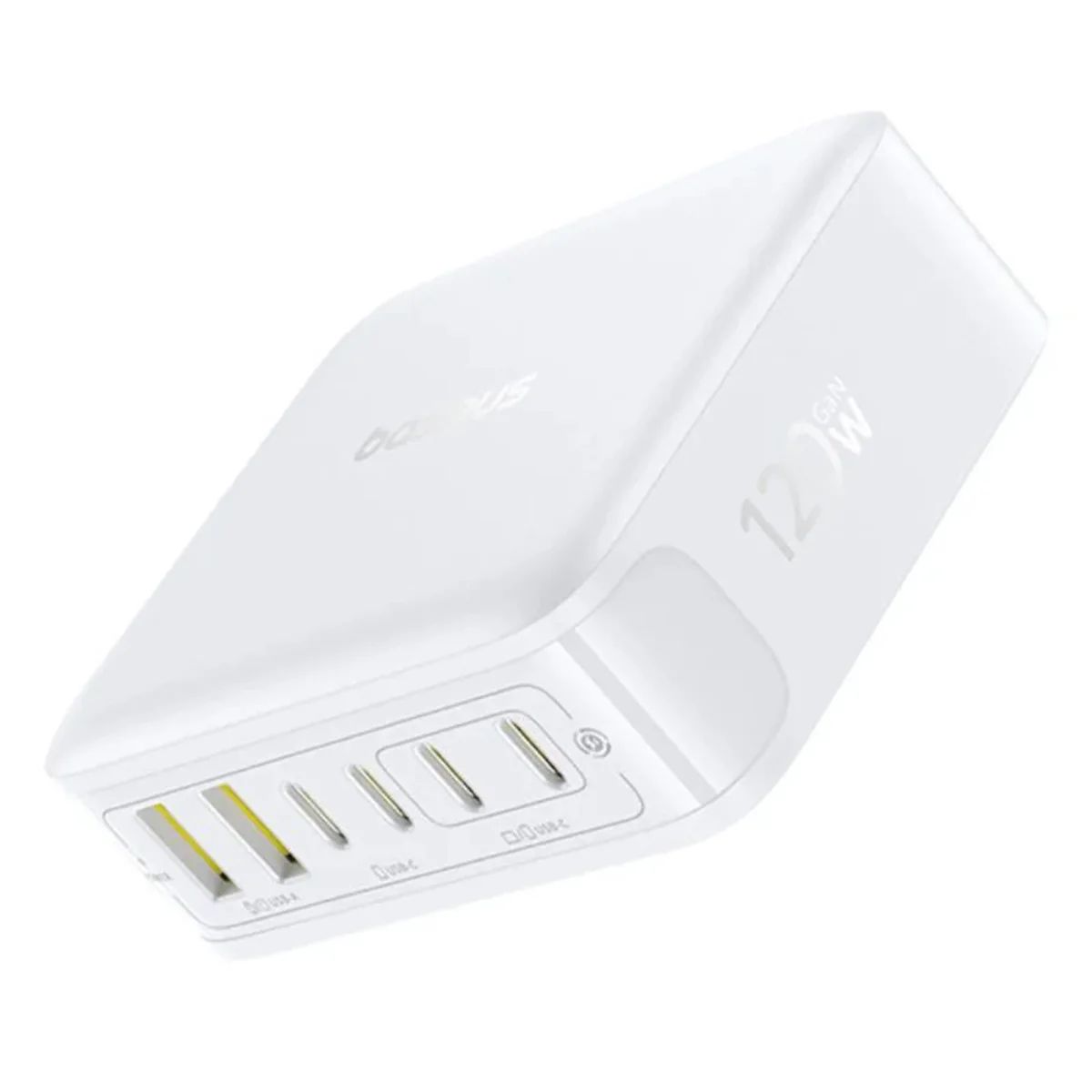 СЗУ Baseus EnerFill FH21 PD120W+QC3.0 6in1 (2USB-A/4C) (E0120T) Moon White