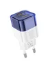 СЗУ Hoco C125A Transparent 1C PD20W Transparent blue