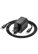 СЗУ Hoco N54 Monsoon PD45W (1USB-C) + Type-C to Type-C Black