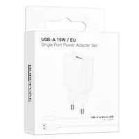 СЗУ Borofone BA111A Star QC3.0 (1USB-A) + кабель USB to MicroUSB White