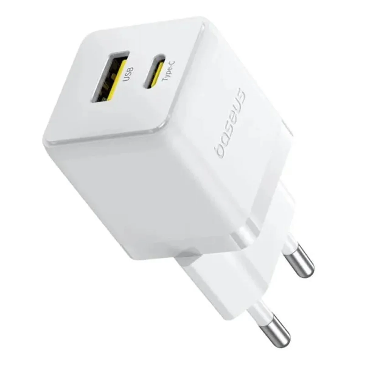 СЗУ Baseus Palm Fast Charger 20W (1USB-A/1C) (P10111608) Moon White