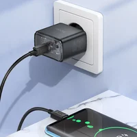 СЗУ Hoco CS41A Smart PD35W (1C) + Type-C to Type-C Black