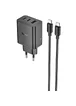 СЗУ Hoco N50 Scenery PD45W (1USB-A/2C) + кабель Type-C to Type-C Black