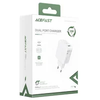 СЗУ Acefast A5 PD32W GaN (USB-C+USB-A) White
