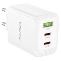 СЗУ Borofone BN32 Cargador PD65W (1USB-A/2C) White