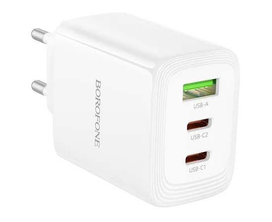 СЗУ Borofone BN32 Cargador PD65W (1USB-A/2C) White