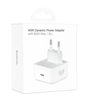СЗУ Hoco C161A Speed PD40W (1USB-C) White