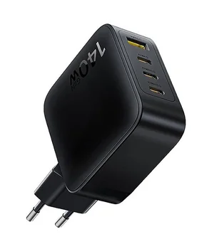 СЗУ Baseus EnerFill FH11 PD140W+QC3.0 (1USB-A/3C) (E0121J) Cosmic Black
