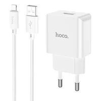 СЗУ Hoco C106A Leisure 10.5W (1USB-A) + кабель USB to Lightning White