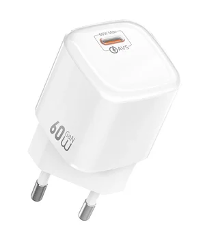 СЗУ WIWU G037 Jelly PD60W GaN (1USB-C) White