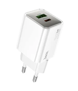 СЗУ Hoco N46 Glorious PD20W+QC3.0 (1USB-A/1C) White
