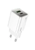 СЗУ Hoco N46 Glorious PD20W+QC3.0 (1USB-A/1C) White