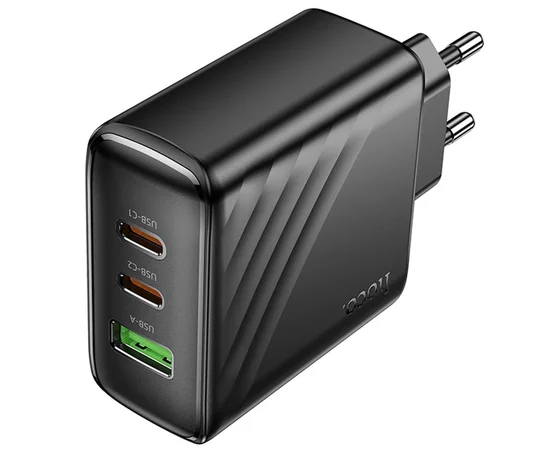 СЗУ Hoco CS26A Article PD45W (1USB-A/2C) Black