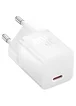 СЗУ Baseus GaN5 Fast Charger (mini) 30W (1USB-C) + кабель Type-C to Type-C (P10110902) Moon White