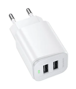 СЗУ Borofone BAS81A Star 10.5W (2USB-A) White
