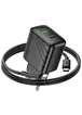 СЗУ Hoco CS25A Rico PD20W+QC3.0 (1USB-A/1C) + кабель Type-C to Lightning Black