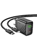 СЗУ Hoco CS25A Rico PD20W+QC3.0 (1USB-A/1C) + кабель Type-C to Lightning Black