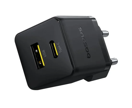 СЗУ Baseus Palm Fast Charger 30W (1USB-A/1C) (P1011160A) Cluster Black