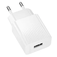 СЗУ Borofone BAS71A Source 2.1A (1USB-A) White