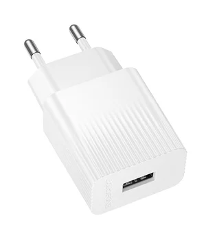 СЗУ Borofone BAS71A Source 2.1A (1USB-A) White