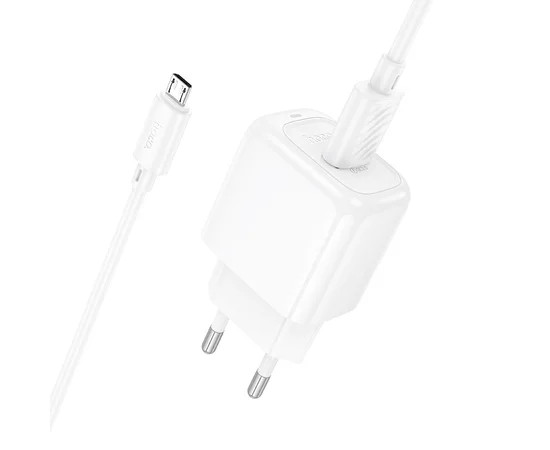 СЗУ Hoco CS52A Surplus QC3.0 (1USB-A) + кабель USB to MicroUSB White