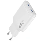 СЗУ WIWU G035 Essen PD65W GaN (2USB-C) White