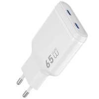 СЗУ WIWU G035 Essen PD65W GaN (2USB-C) White