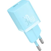 СЗУ Baseus GaN5 Fast Charger (mini) 30W (1USB-C) + кабель Type-C to Type-C (P10110902) Galaxy Blue