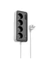 Подовжувач Hoco AC21 Sunlight 4-bit (1C/3A/4xSocket) (3m) Black