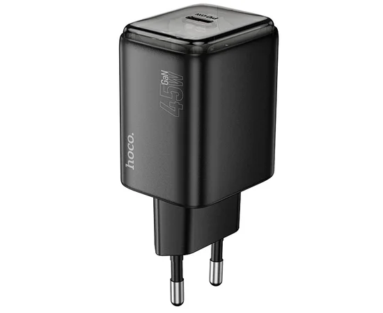 СЗУ Hoco N54 Monsoon PD45W (1USB-C) Black