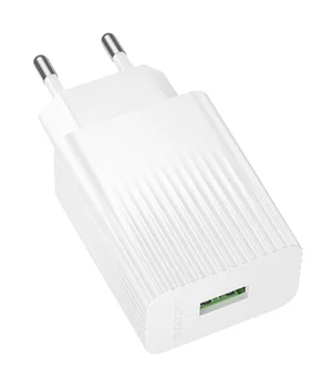 СЗУ Borofone BAS72A Source QC3.0 (1USB-A) White