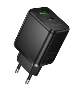 СЗУ Hoco C157A Smart PD30W+QC3.0 (1USB-A/1C) Black