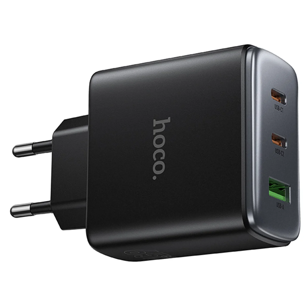 СЗУ Hoco C160A Upgrade PD65W+QC3.0 (1USB-A/2C) Black
