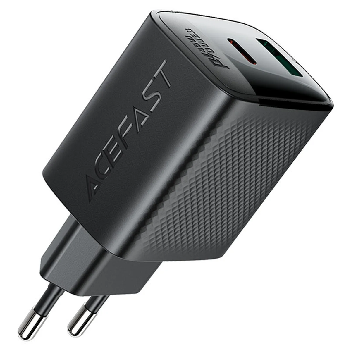СЗУ Acefast A106 GaN PD45W (1USB-A/1C) Black