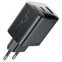 СЗУ Acefast A106 GaN PD45W (1USB-A/1C) Black