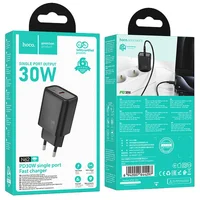 СЗУ Hoco N62 Gentle PD30W (1USB-C) Black