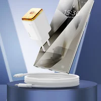 СЗУ Hoco N54 Monsoon PD45W (1USB-C) + Type-C to Type-C White